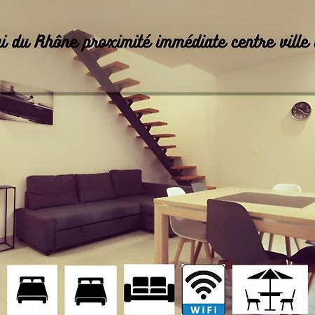 Sainte-Colombe Le Quai Du Rhone公寓 外观 照片